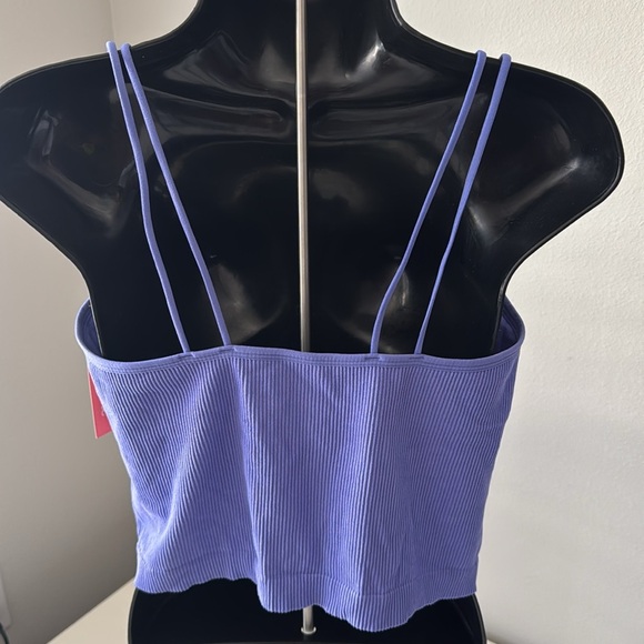 Colsie Purple Crop Top Size 1X | Soft & Trendy NWT - Picture 3 of 9